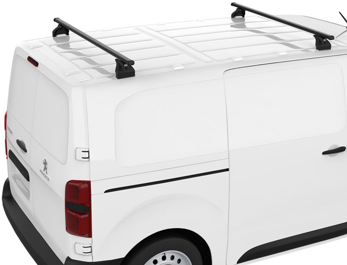 Staal dakdragers VOLKSWAGEN CADDY en CADDY MAXI vanaf 2006 set met 2 stangen