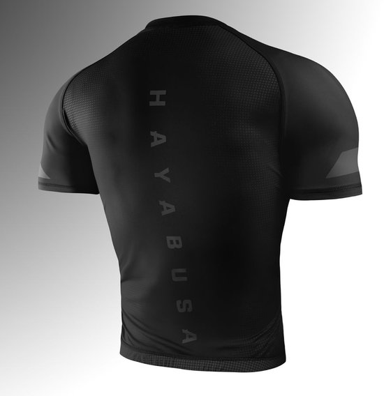 Hayabusa Core Short Sleeve Rashguard pour hommes - Zwart - taille XXL
