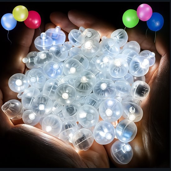 50x Mini LED Lampjes Verlichting Kleine Party Lichtjes Voor Ballonnen 50x-mini-led-lampjes-verlichting-kleine-party-lichtjes-voor-ballonnen