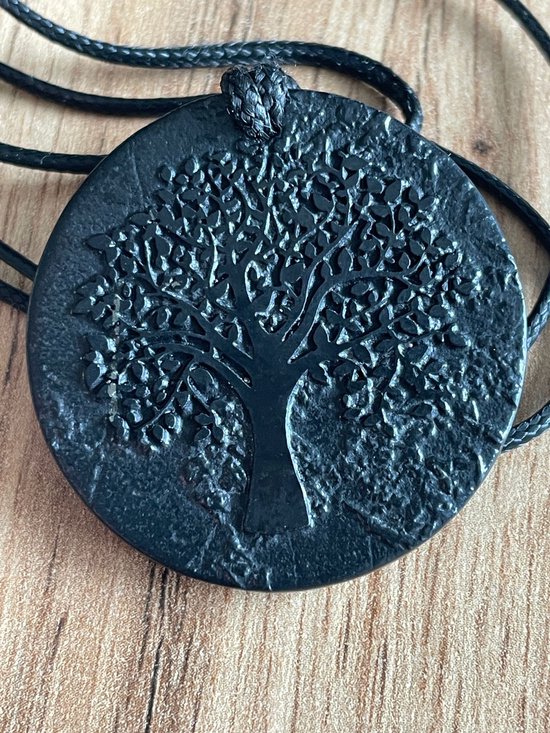 Kiss of Leather Grote levensboom hanger van 925 sterling