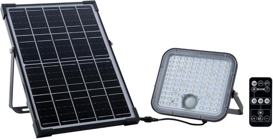 Projecteur LED Solaire 30W Avec Détecteur De Mouvement - 4800 Lumens, IP65, éclairage Extérieur Moderne Et économe