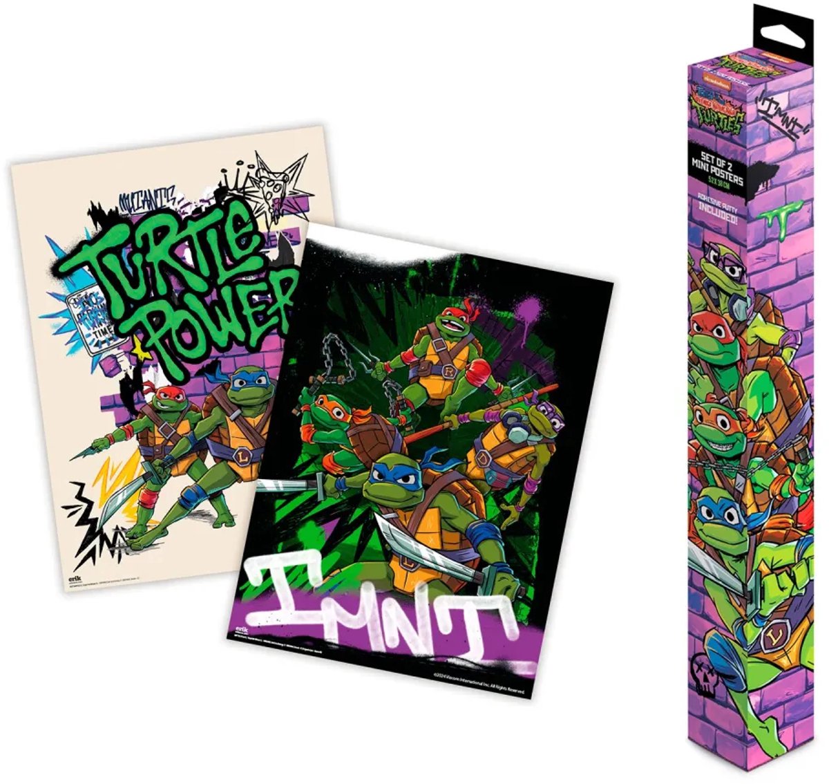 Grupo Erik Teenage Mutant Ninja Turtles Mini poster set - Multicolours