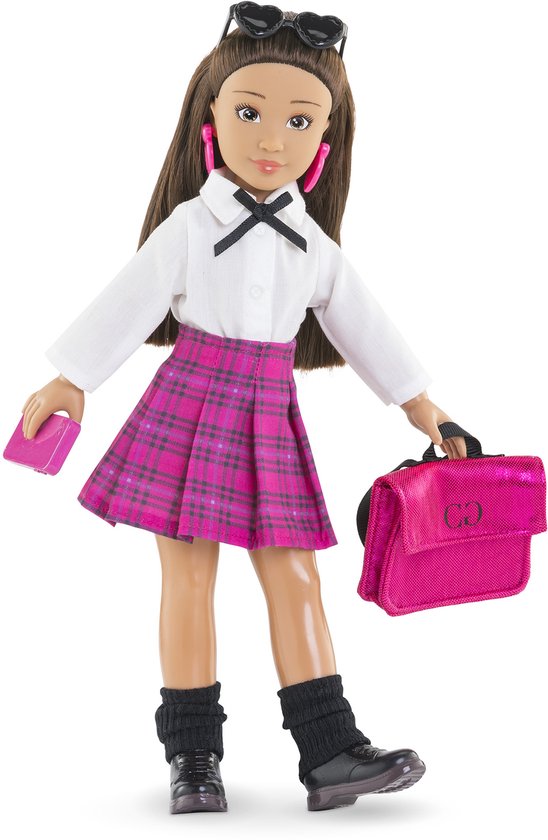 Corolle Girls Engelse student poppenkleren - mode accessoires set 28 cm. van Merkloos — afbeelding 4