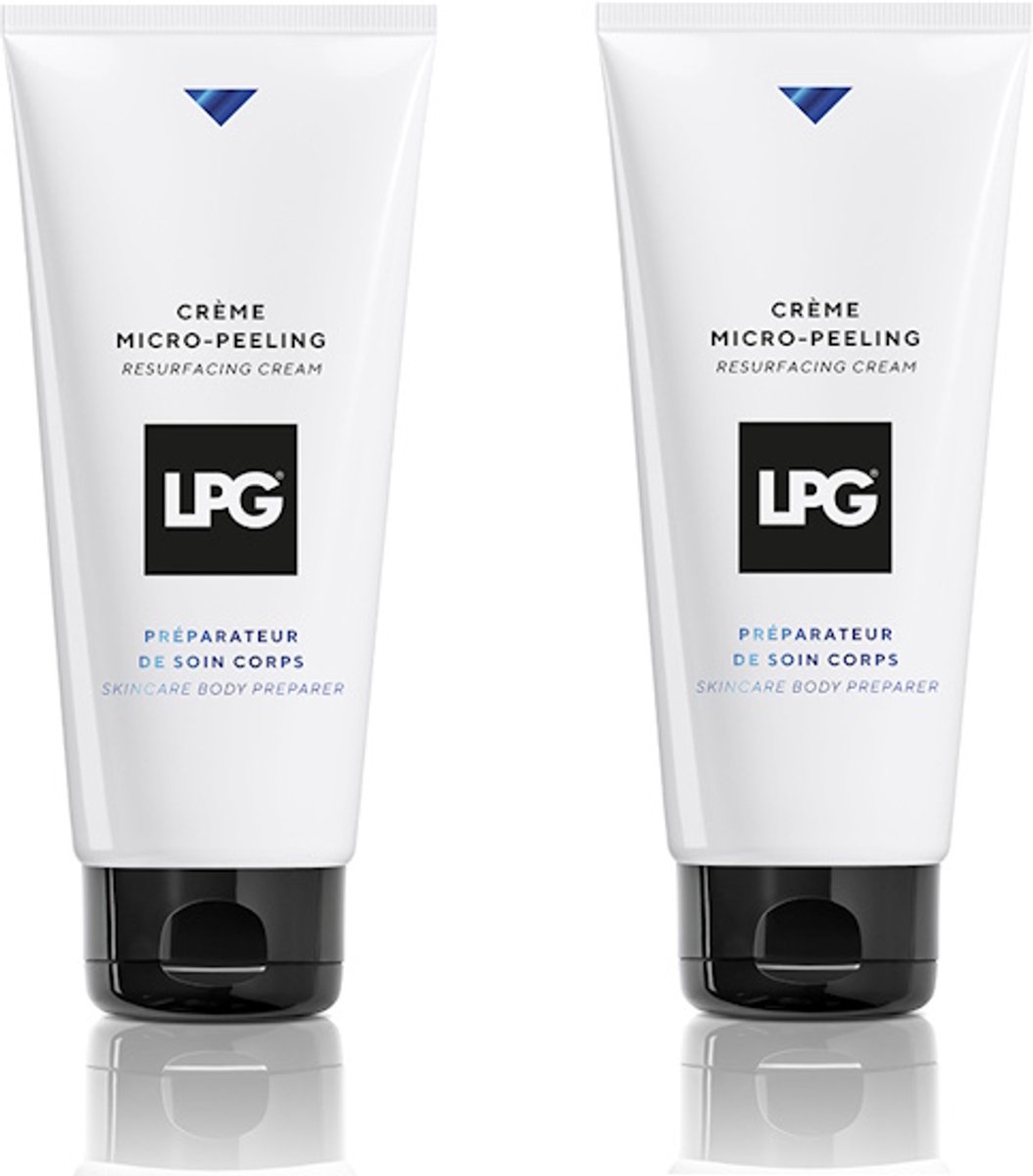 LPG - Endermologie - huidverzorging - micro-peeling vernieuwende crème - duopack - 2x200 ml