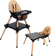 Bol.com ComfyKidz® 5-in-1 Kinderstoel met Speeltafel | Verstelbare Baby- en Peuterstoel | Kinderzetel | Meegroei stoel | Moderne... aanbieding
