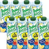 Dubbelfrisss - Frisdrank - Appel-Perzik - 1KCAL - 8 x 0,35l