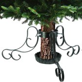 KADAX Kerstboomstandaard met watertank, moderne robuuste kunststof boomstandaard, verschillende maten, stabiel, groen (boomhoogte tot 3 m