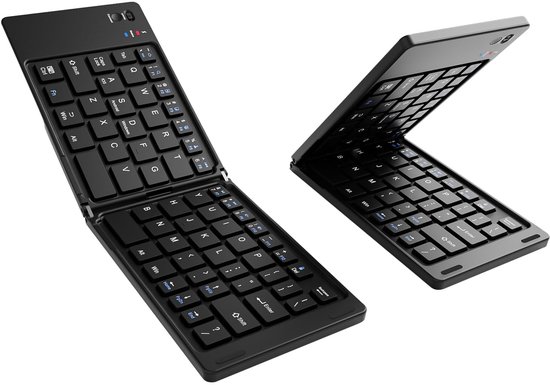 Opvouwbaar draadloos toetsenbord – stille toetsen – oplaadbaar – qwerty