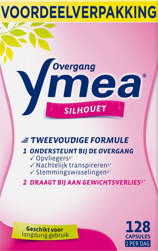 Ymea Overgang Silhouet - Voedingssupplement overgang - Overgang tabletten - 128 capsules - Voordeelverpakking