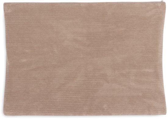 Jollein Aankleedkussenhoes - 50x70 cm - Cloudy Rib - Milky Coffee — afbeelding 2