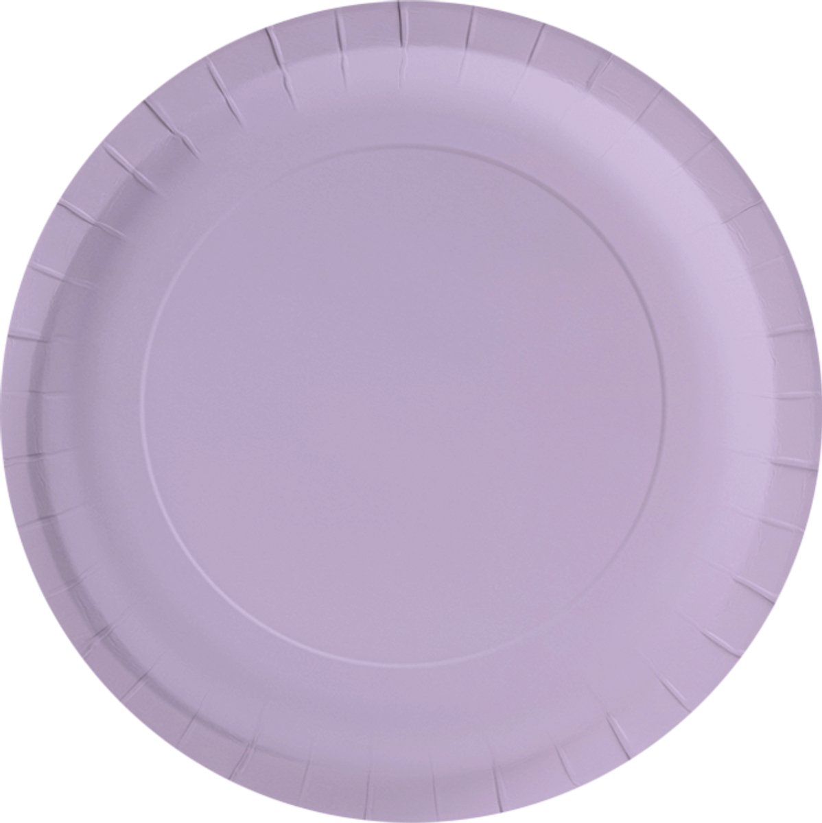Wegwerpbordjes Pastel Paars, 23cm - 8st
