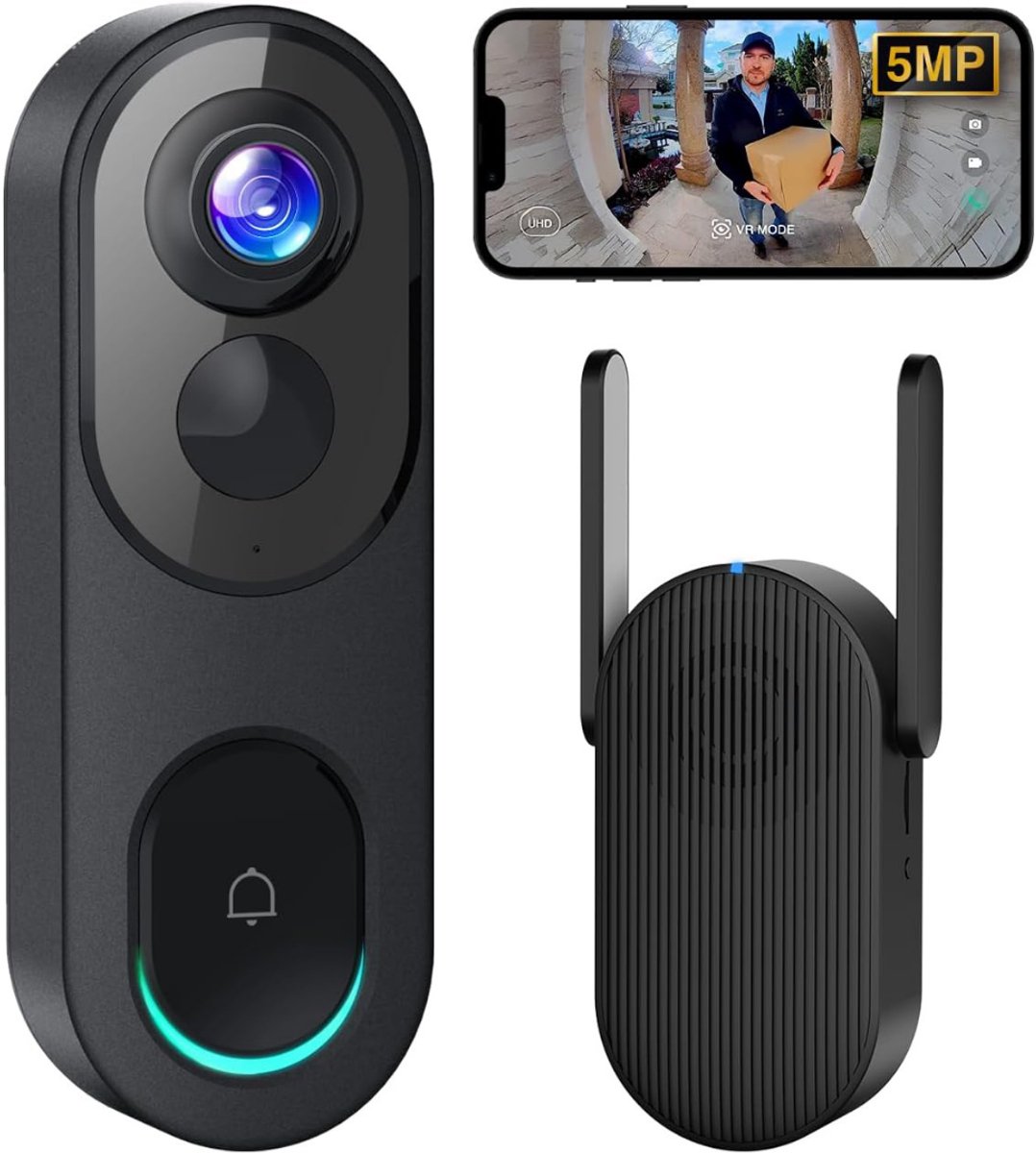 Draadloze Video Deurbel met Camera - Full HD - Product - €359,95