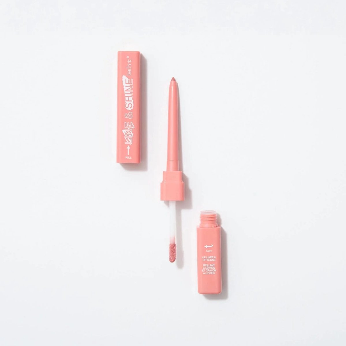 Technic Line & Shine Lipliner & Lipgloss - Wedding Wish