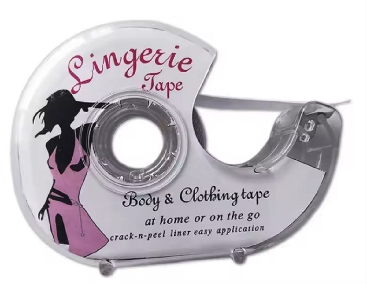 CHPN - Fashion tape - Dubbelzijdige kleding tape - Dress tape - Transparante tape - 50 stukjes tape - Houdt kleding op zijn plek - Fashion tape kleding - Jurk tape - Bruiloft - Feest