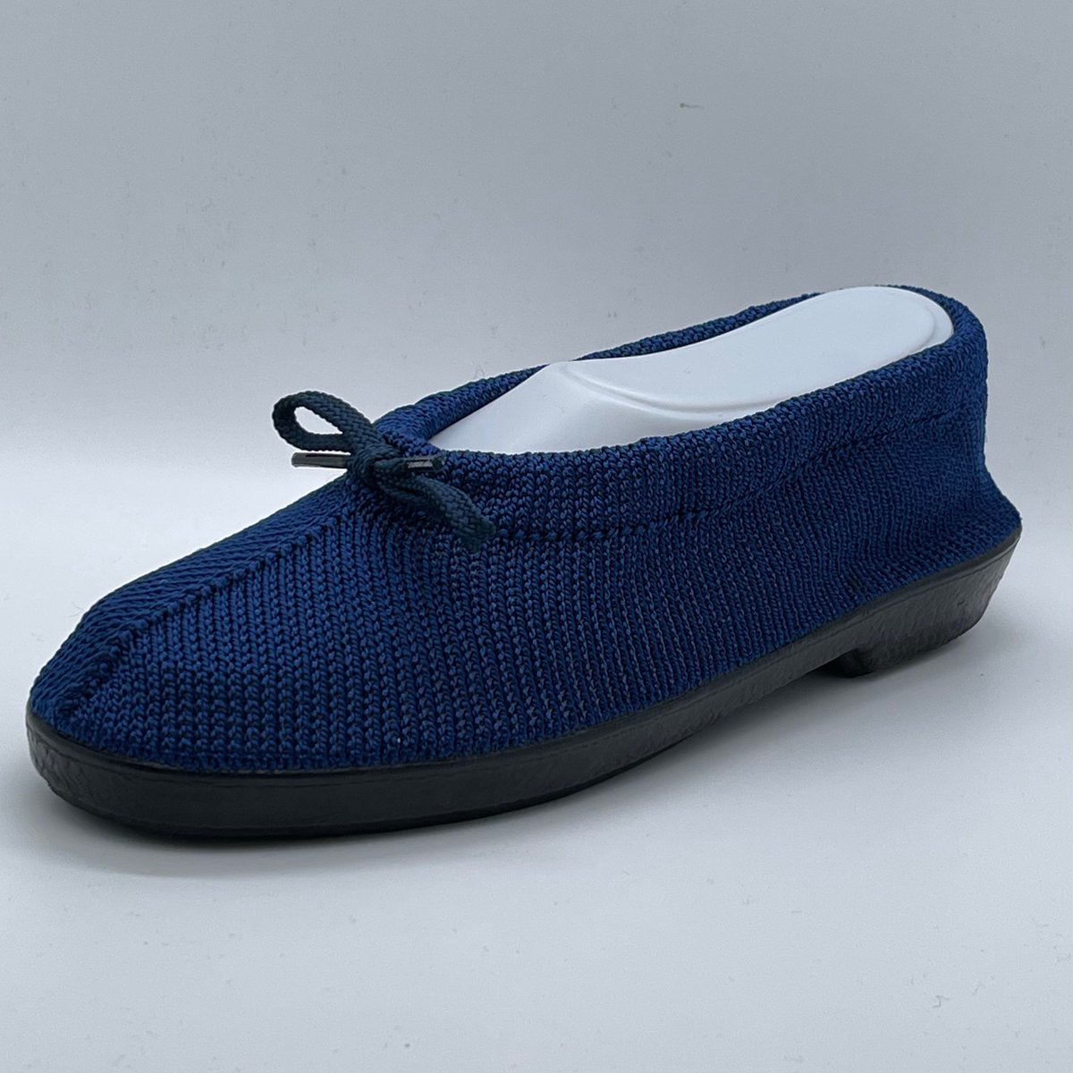 Gebreide Portugese Schoen - Atacador - Blauw Kobalt - Maat 41 - Instappers - Pantoffel
