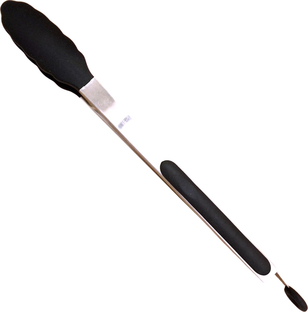 THINGS-TO-BUY – BBQ Tang – Keukentang – 34 cm – Siliconen/RVS – Zwart – Hittebestendig – Voor Grill, Slakom ,Koekenpan