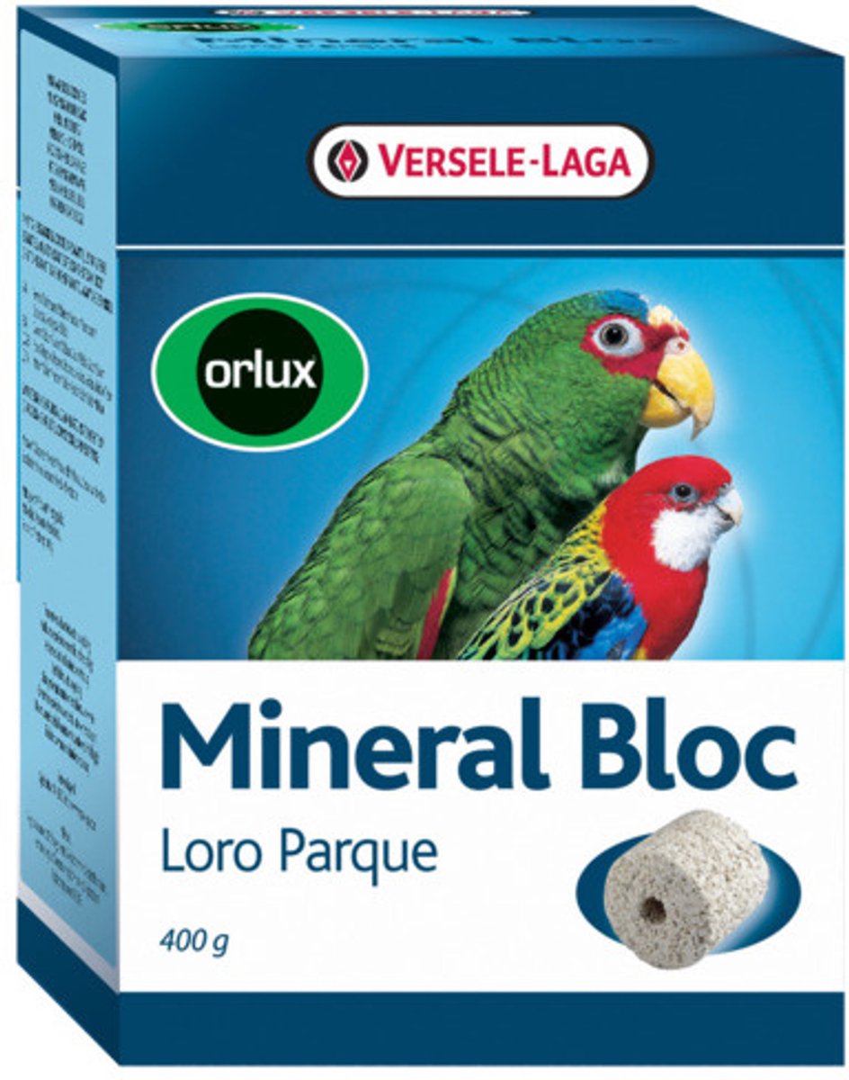 Mineraalblok vogels - Supplementen - Vogelvoer - Zonparkiet (Aratinga solstitialis) - Stanleyrosella (Platycercus icterotis)