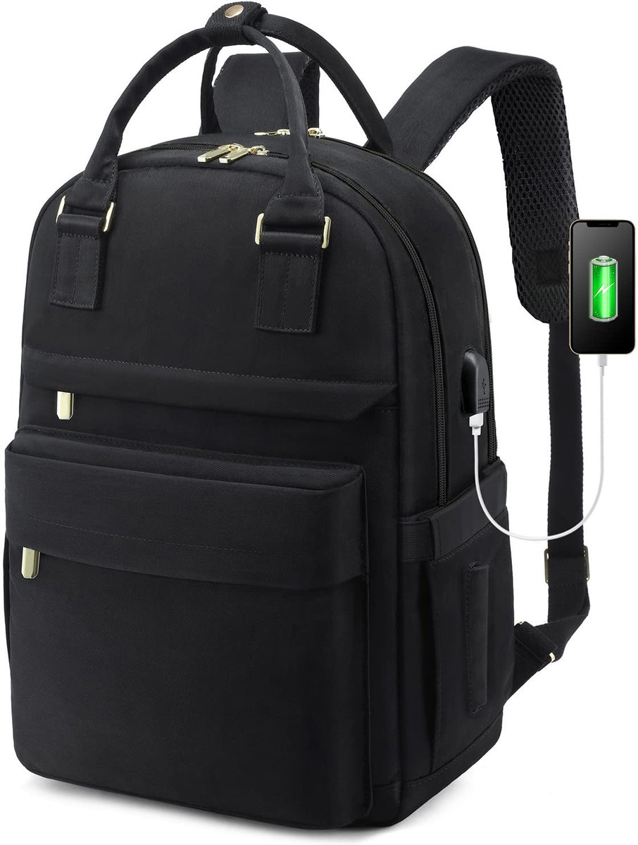 Image of 2025 Nieuwe Rugzak voor dames - Reistas 40L - Maximale Inhoud - laptoprugzak - schoolrugzak - Voor school universiteit reizen - zwart