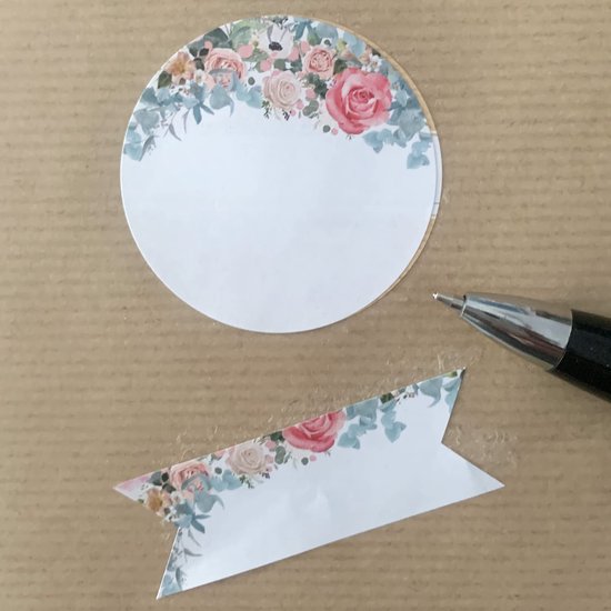 100×100 Vellum etiketten – zelfklevende etiketten voor gebruik met printlinten