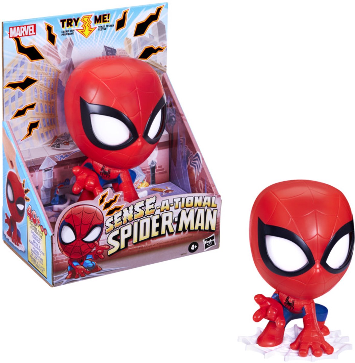Marvel Sense-A-Tional Spider-Man, elektronische actiefiguur, 4+