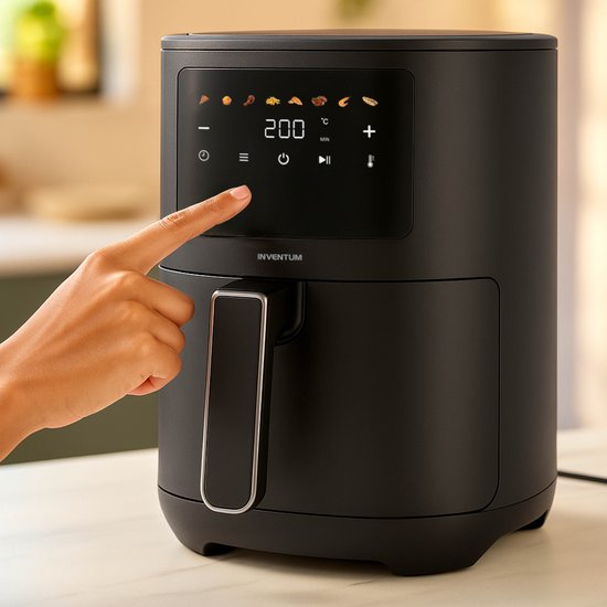 Hot Air Fryer, 5 Litre Fryer with Digital Display, Overheat Protection, Fryer Without Oil, Air Fryer for Grilling, Baking, Drying