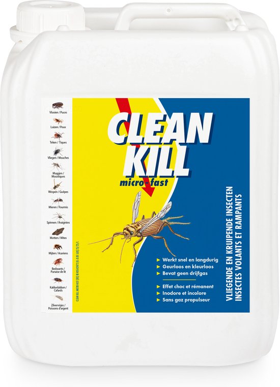 Bio Kill Micro-fast 5 L. extra krachtig tegen vliegende en kruipende ...