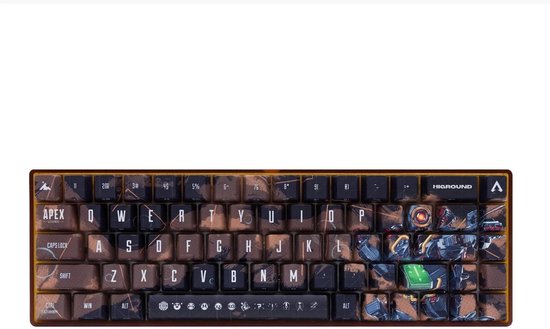 Higround Apex Basecamp Pathfinder - Bedraad - 65% - TTC Venus switches - Hotswap - Qwerty - ANSI - RGB verlichting - Red