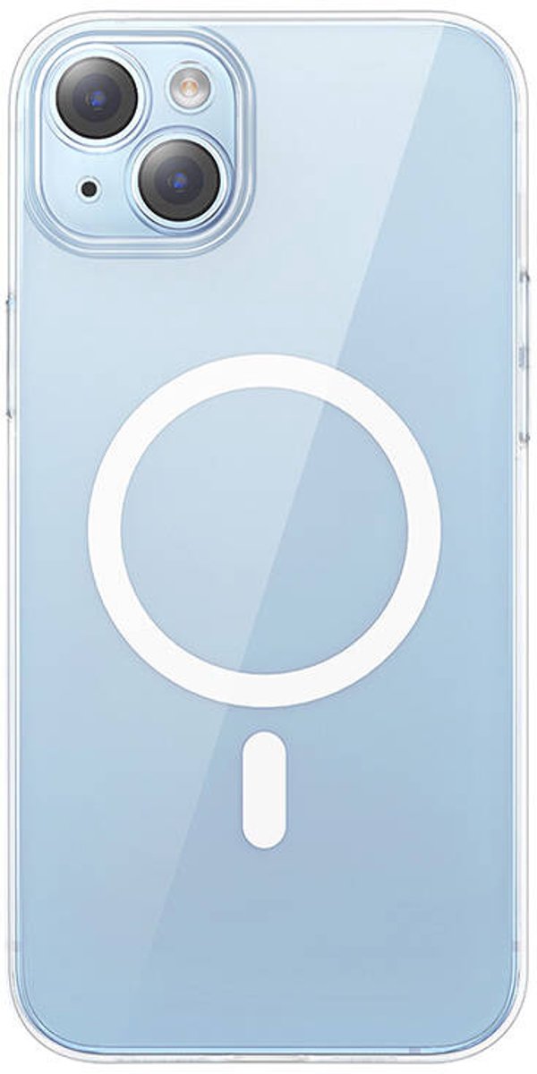 Baseus Crystal Series Hoesje Voor Iphone 14 Plus Magnetisch + Gehard Glas