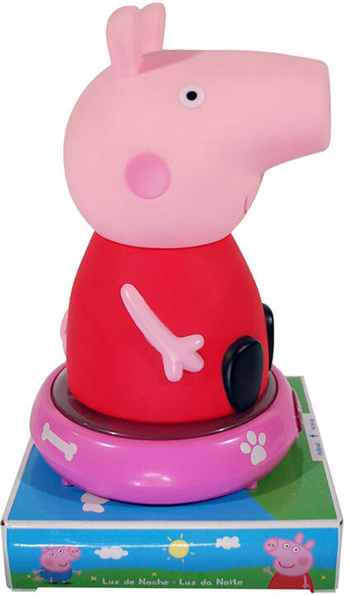 Peppa Pig nachtlamp - 3D - 25cm hoog van Peppa Pig — afbeelding 3