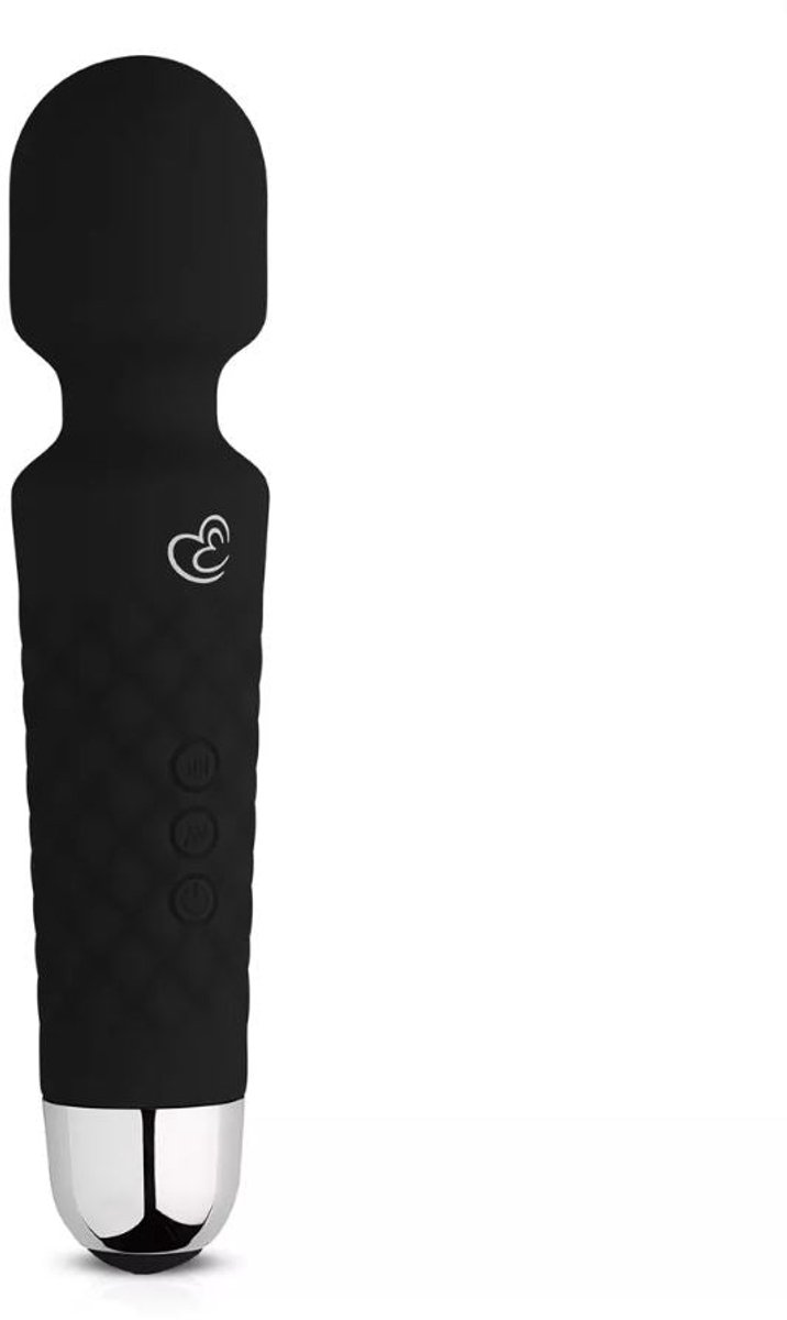 Goedkoopste EasyToys - Mini Wand Vibrator - Wandvibrator - Ook voor Massages - Oplaadbaar - Waterproof - Wand Vibrator - Vibrator - Vibrators voor Vrouwen - Sex Toys voor Vrouwen - Vibrators - Zwart