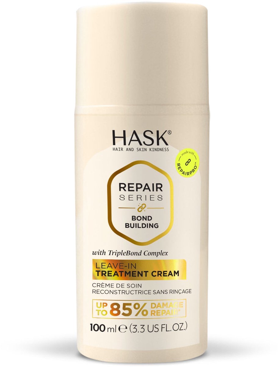 HASK Repair bond building leave-ln treatment cream 100 Milliliter