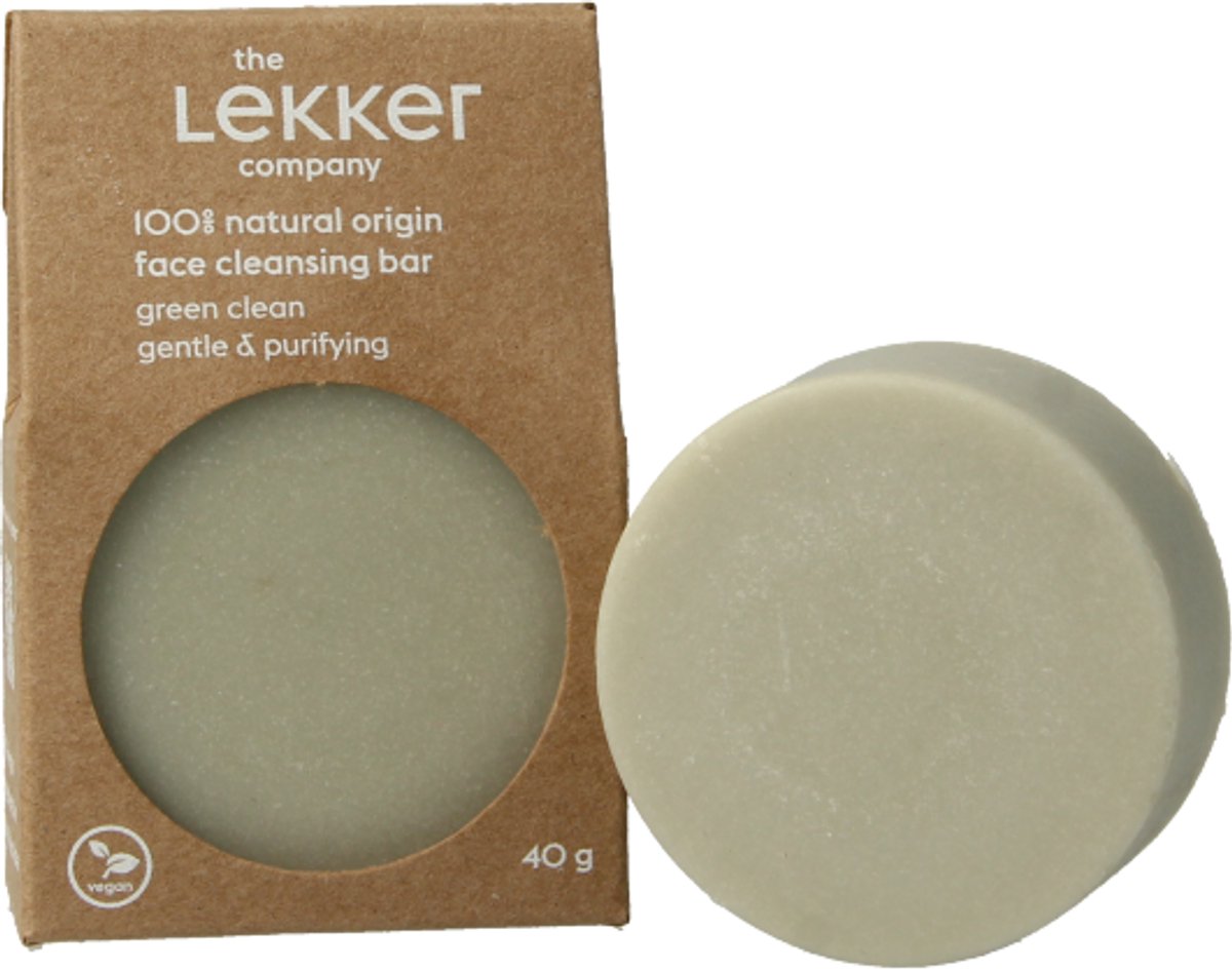 The Lekker Company - face bar - green clean