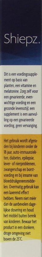 Shiepz. Voedingssupplement op basis van planten, vitamine en melatonine. Betrouwbare supplementen van hoogste kwaliteit.