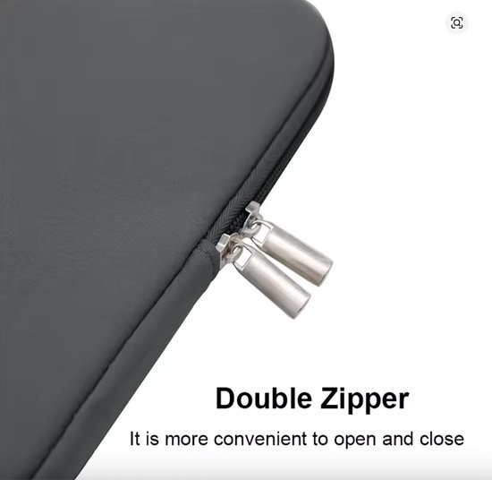 Laptop en Macbook Sleeve - 13.3 inch - Zwart