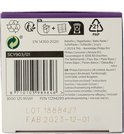 Zijkant van een Philips Avent babyfles verpakking met productinformatie en recycling symbolen.