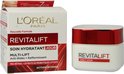 L'Oréal Paris Revitalift hydraterende dagcrème met doos en pot.