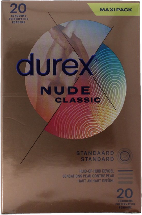 Durex Condooms Nude Huid-Op-Huid Gevoel - 20st - Ultra Dun