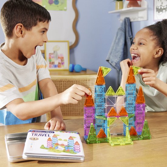 Magna-Tiles | Travel Set Deluxe 55 Stuks Set