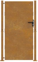 vidaXL - Poort - 105x180 - cm - cortenstaal