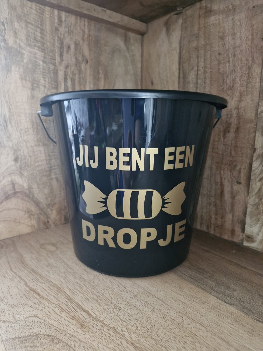 Cadeau emmer.- Jij bent een dropje.
