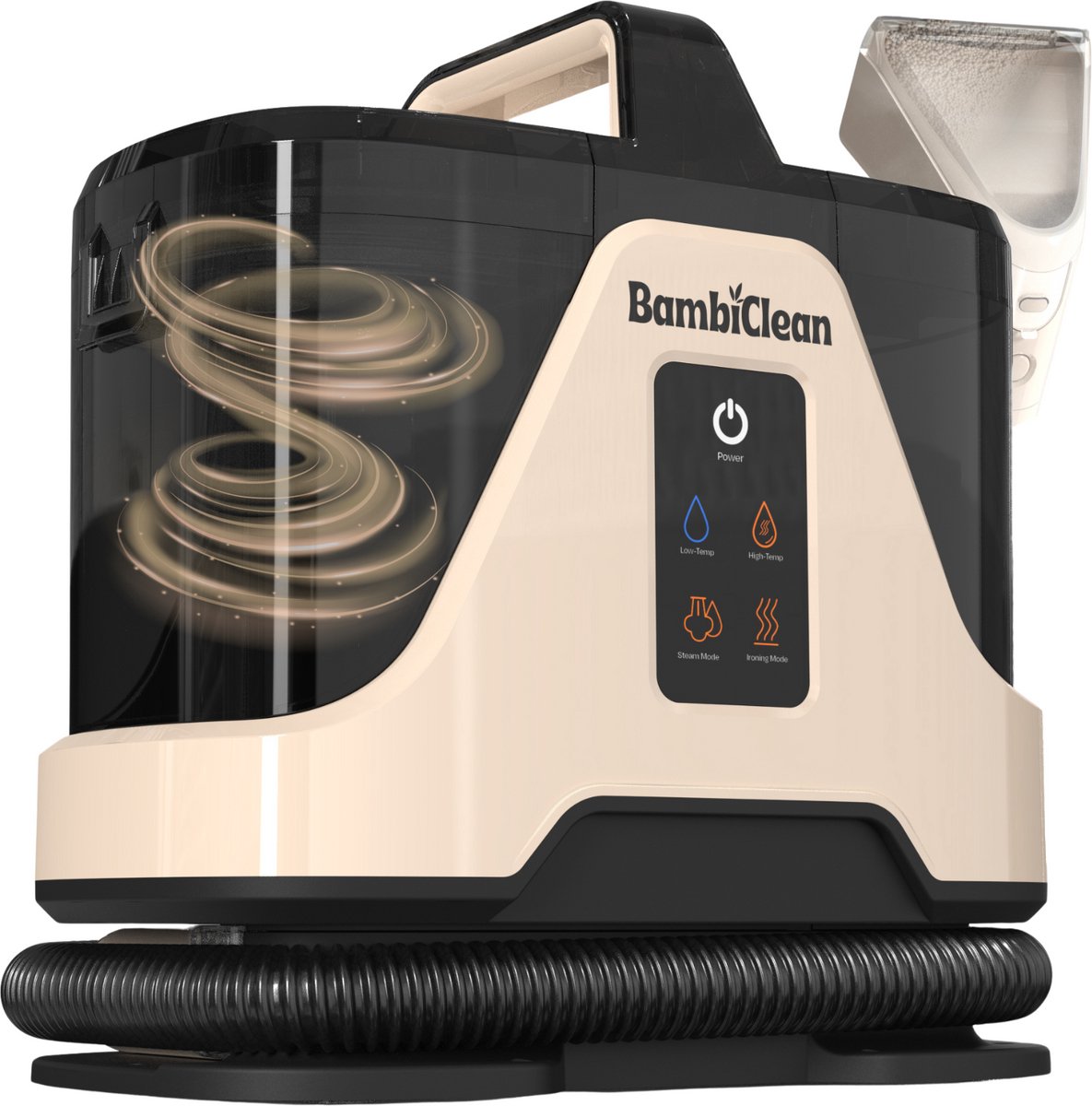 Bol.com BambiClean® Spotmaster Tapijtreiniger - Vlekkenreiniger inclusief Stoomfunctie - 100°C Stoomreiniger - Meubelreiniger - ... aanbieding