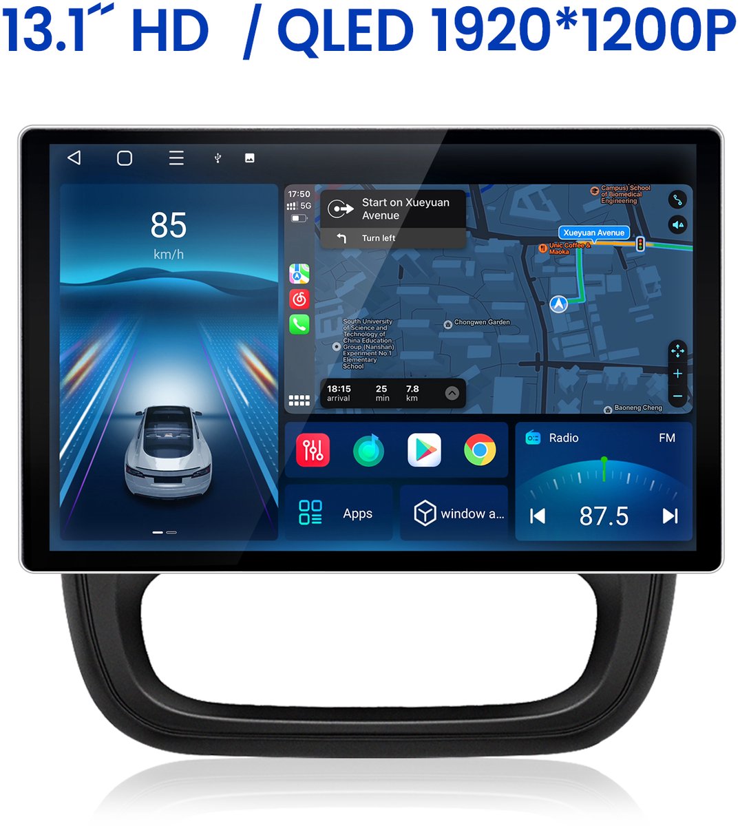 JUNSUN Autoradio - Geschikt voor Opel Vivaro B Renault Trafic 3 (2014-2021), - Android 15 - 6+128 GB - Draadloze CarPlay & Android Auto - 13.1 inch - Octa-Core & Stuurwielbediening & GPS-navigatiesysteem & Bluetooth & 4G Lte & DSP & EQ & 2K-resolutie
