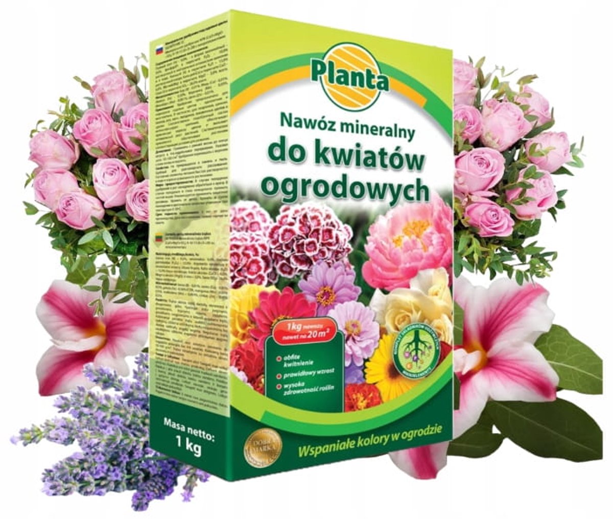 Planta - Minerale Meststof voor Tuinbloemen - Intensieve Bloei - 1kg - Gemakkelijk toe te passen