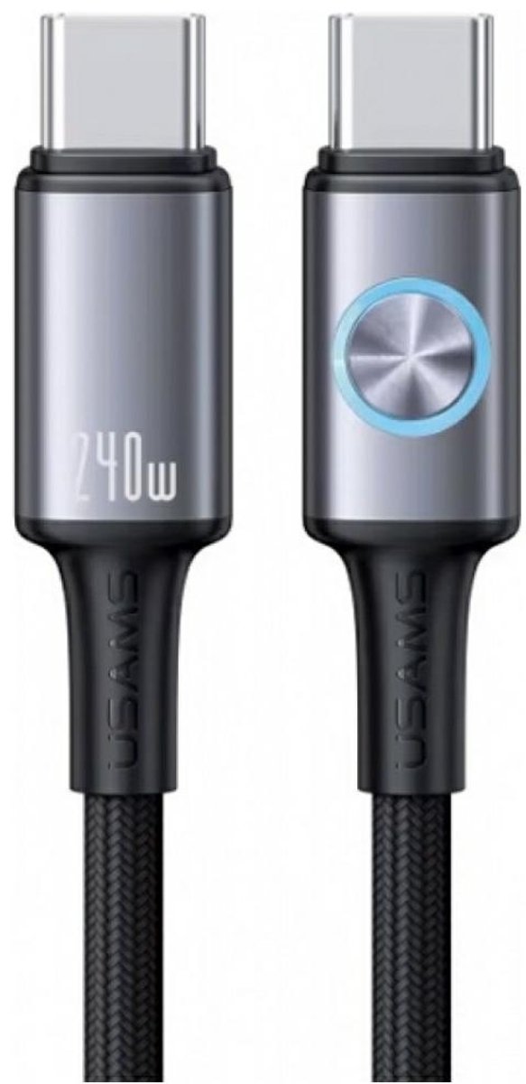 Usams 240W Usb-C Naar Usb-C Kabel 1,2M Voor Het Opladen Van Samsung-Telefoons