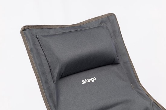 Vango Micro Tall Chair - Campingstoel - Stalen frame - Endure polyester - Hoge rugleuning met hoofdsteun - Compact opvouwbaar - Gewicht 1,8 kg - Max. draaggewicht 120 kg - Inclusief draagtas — afbeelding 2