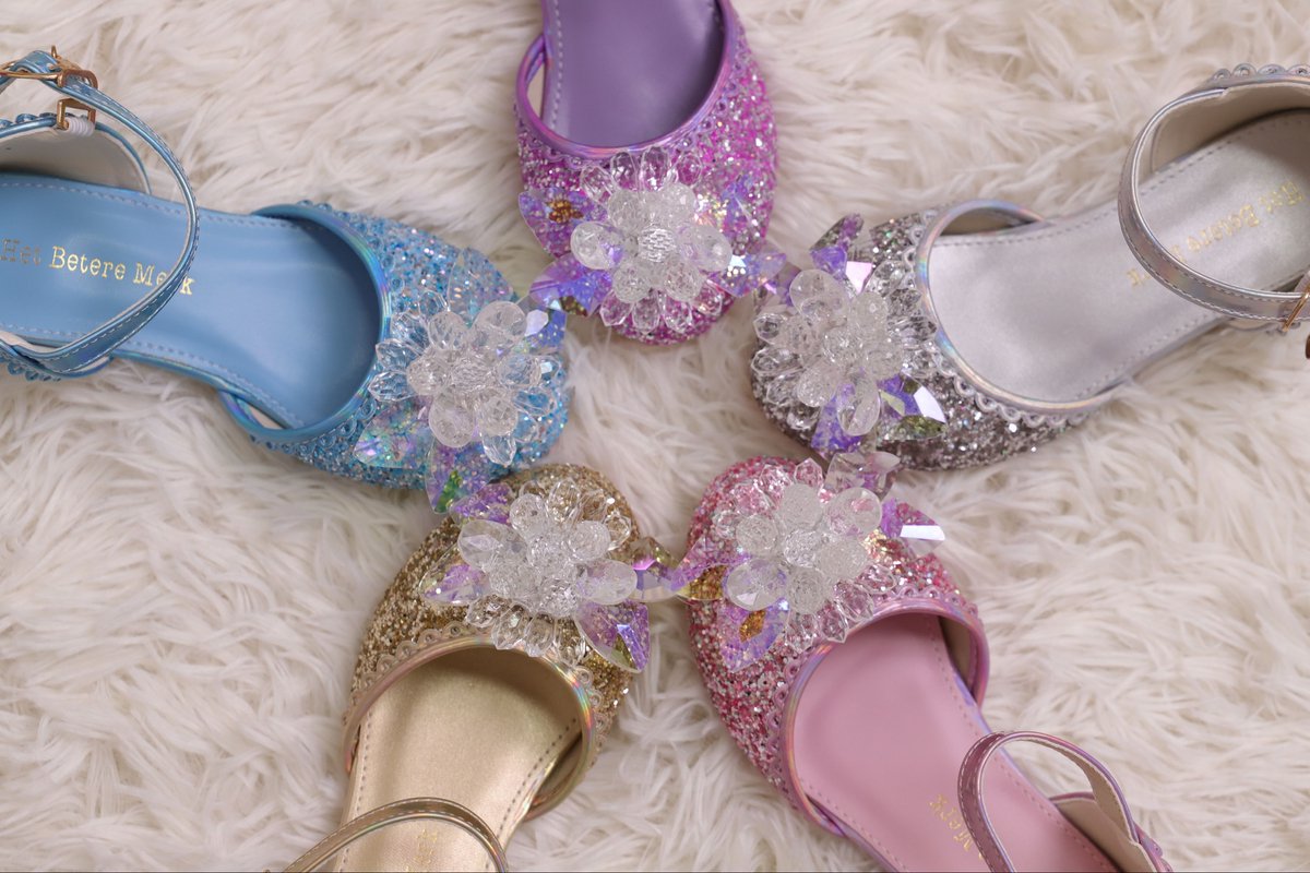Prinsessen schoenen + Toverstaf meisje + Tiara (Kroon) + Lange handschoenen - Zwart - cadeau meisje - prinsessen schoenen plastic - verkleedschoenen prinses - prinsessen schoenen speelgoed - hakschoenen meisje — afbeelding 4