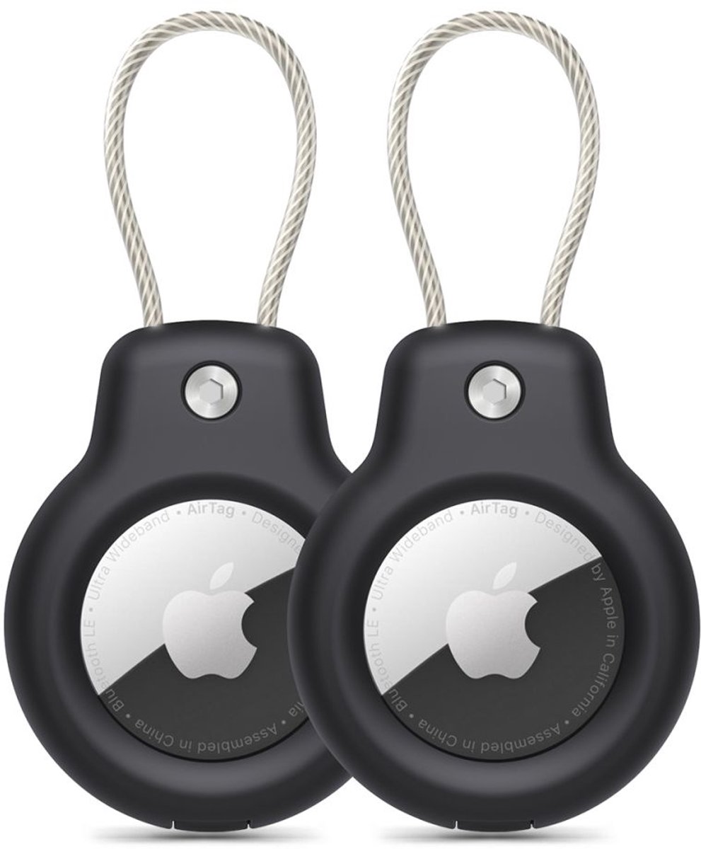Tech-Protect Rough Vein 2-Pack Voor Apple Airtag Beschermende Sleutelhoes
