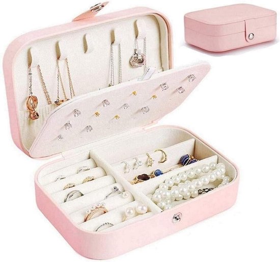 Boîte à bijoux en velours de Luxe rectangle rose / boîte à bijoux premium / boîte à bijoux / colliers, boucles d'oreilles, bagues, montre / cadeau / cadeau pour elle / boîte à bijoux