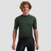 Rogelli Essential II Heren Fietsshirt - Korte Mouw - Lange Rits - Groen