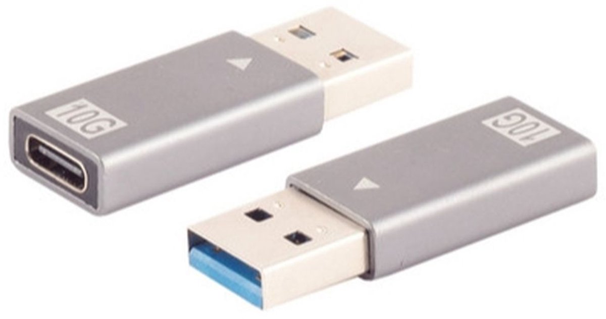 USB-A male adapter naar USB-C female - omvormer - 14-05033